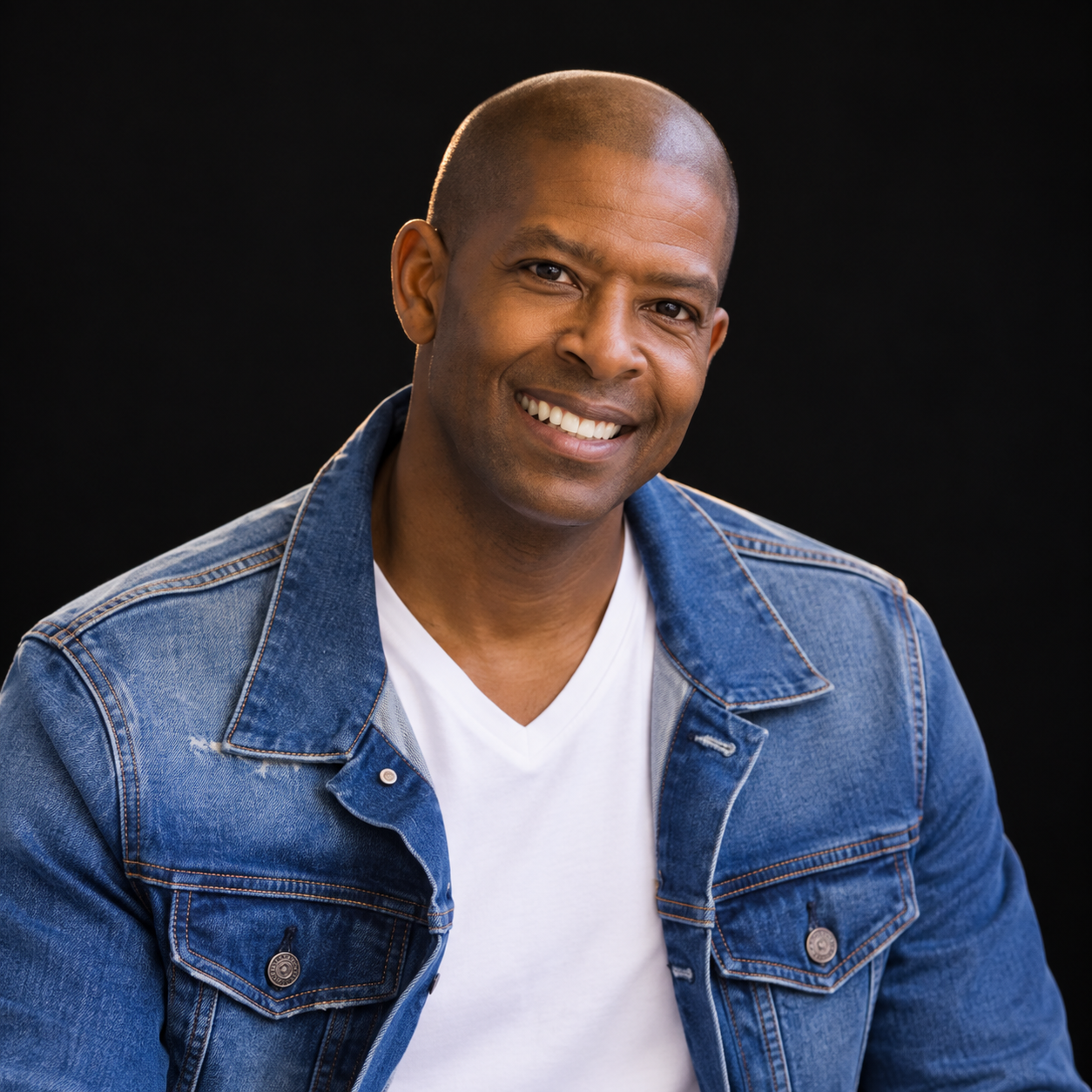 Herbert Cooper: AI-retouched portrait