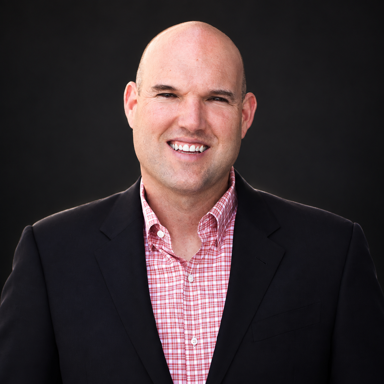 Jeff Little: AI-retouched portrait